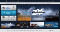 Webová prezentace společnosti Peugeot Česká republika