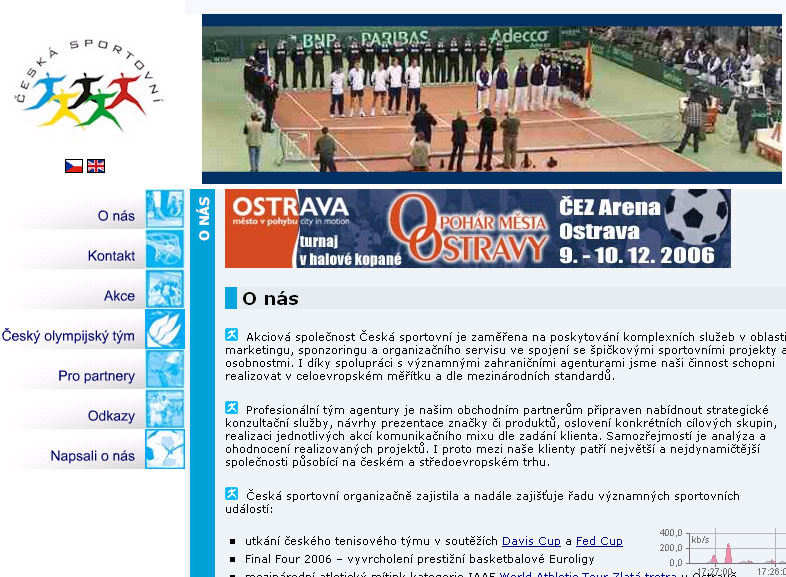 Česká sportovní – redesign stránek a redakční systém