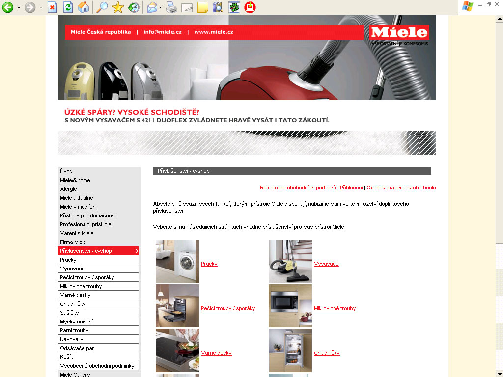 Miele – e-shop