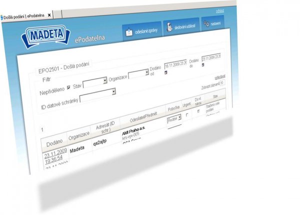 Projekt DMS pro společnost MADETA dokončen