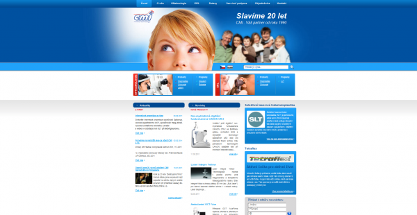 Nová firemní internetová prezentace pro CMI Medical Technology