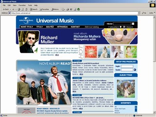 Nový web Universal Music ČR