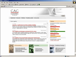 CAC LEASING má novou prezentaci