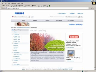 Mobilní telefony Philips
