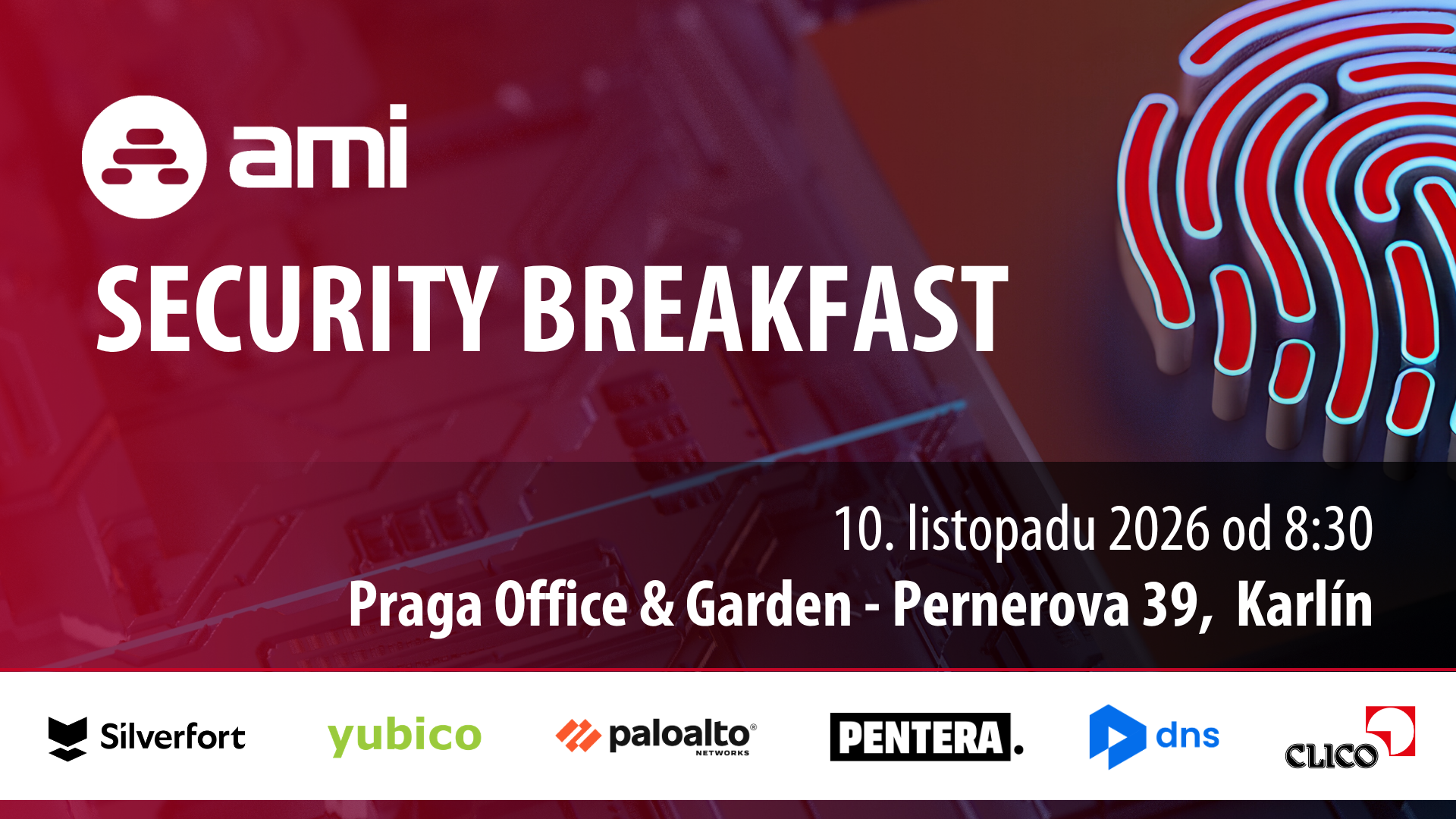 pozvanka ami security breakfast